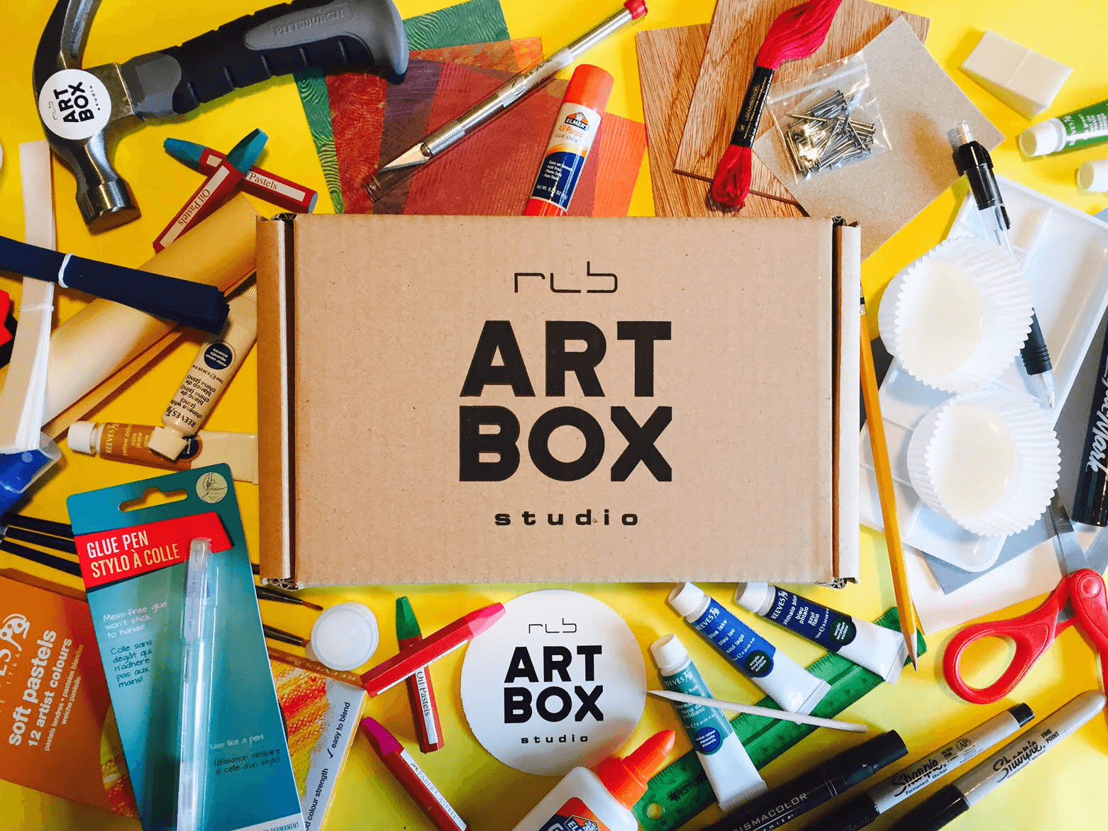 Necessary supplies. Artbox. Box Art. Арт бокс коробка. Арт боксы для творчества.