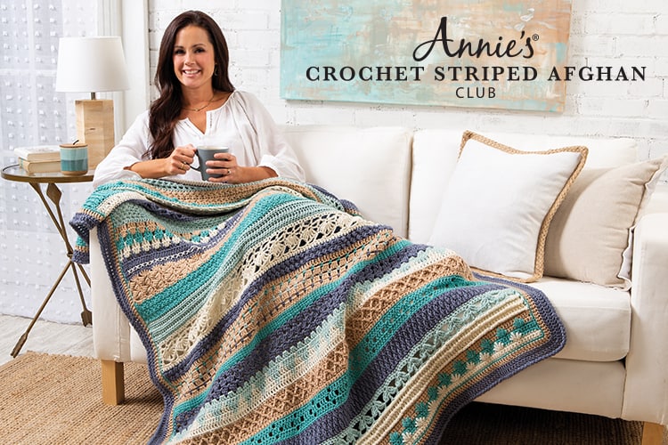 Annie's Crochet Striped Afghan Club Reviews Get All The Details At