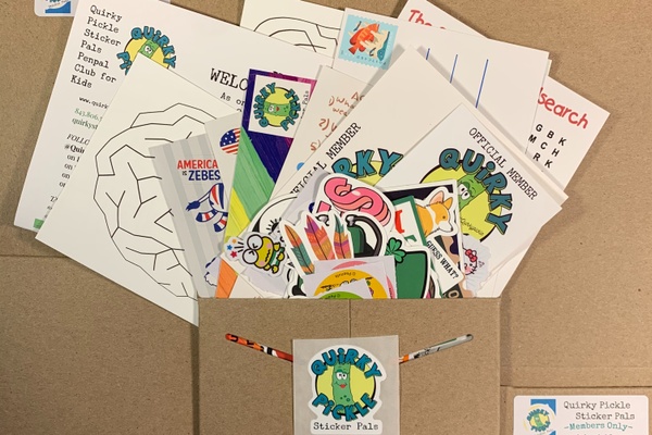 Quirky Pickle Sticker Pals Hello Subscription