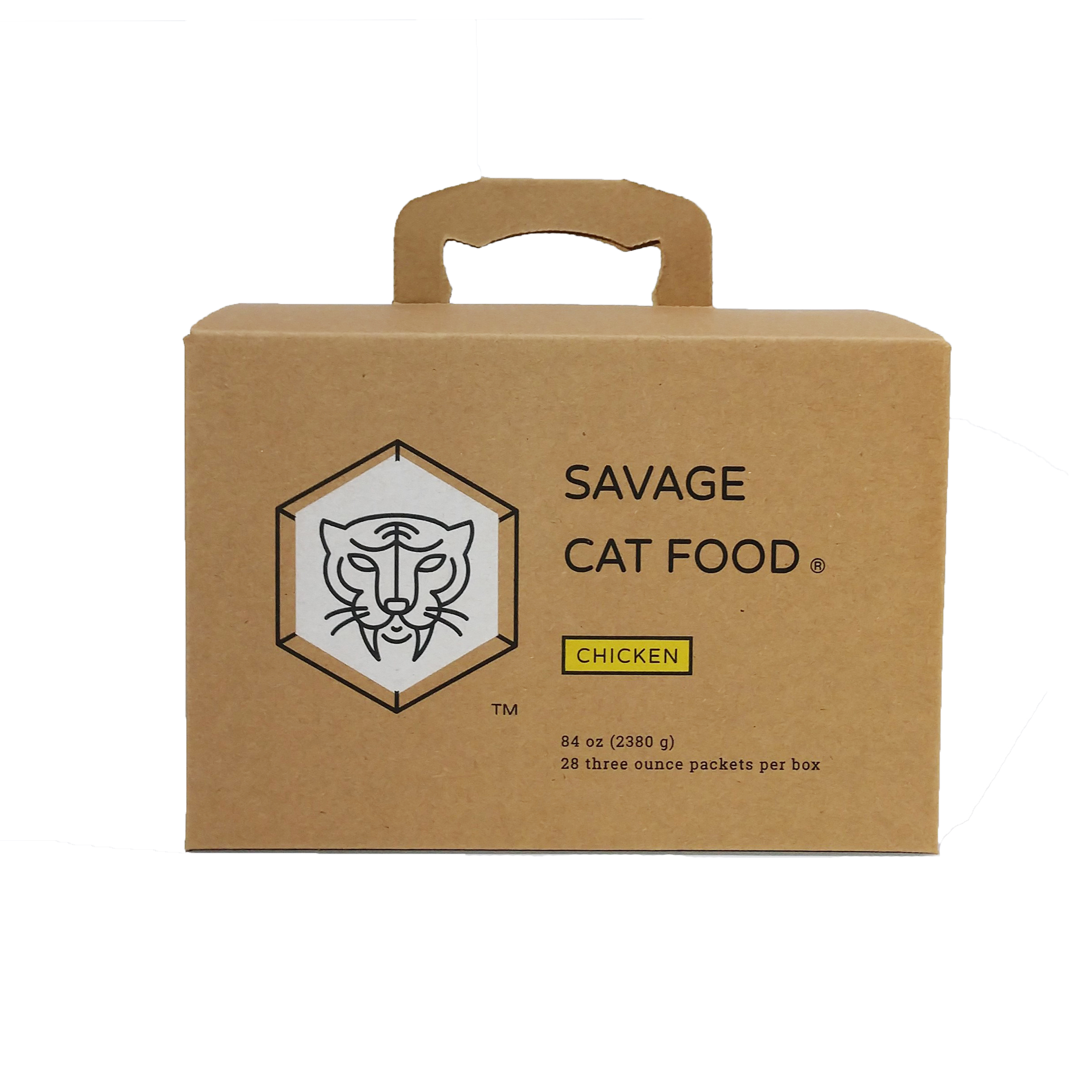 Savage cat food