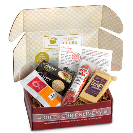 A Gift Inside Monthly Meat and Cheese Club